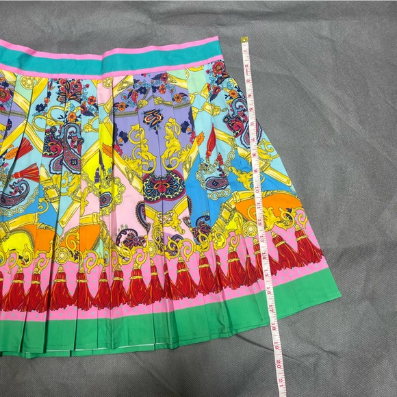 ZCRAVE- NOLITA NWOT colorful light material pleated (tennis-esq) mini SKIRT - Picture 5 of 6
